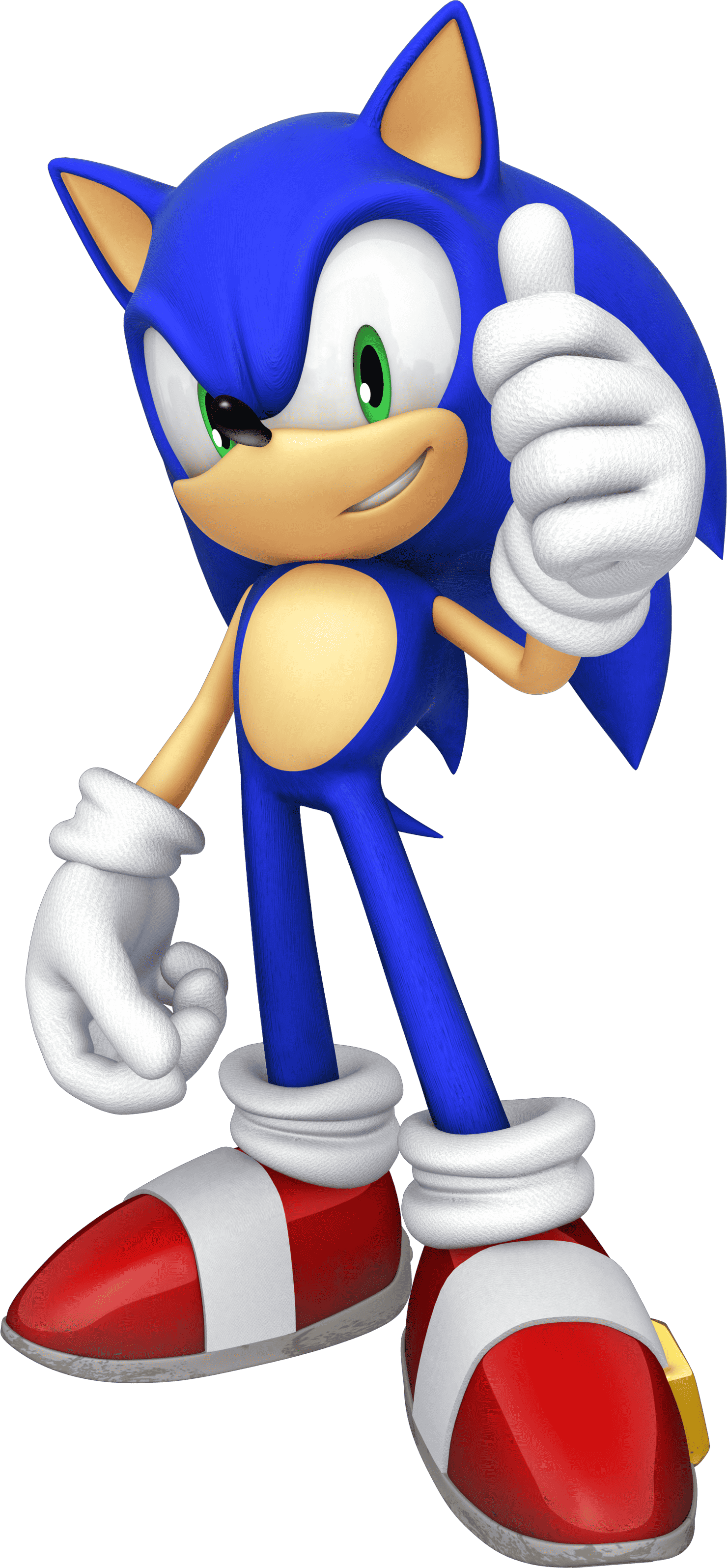 a render of sonic giving a thumbs up